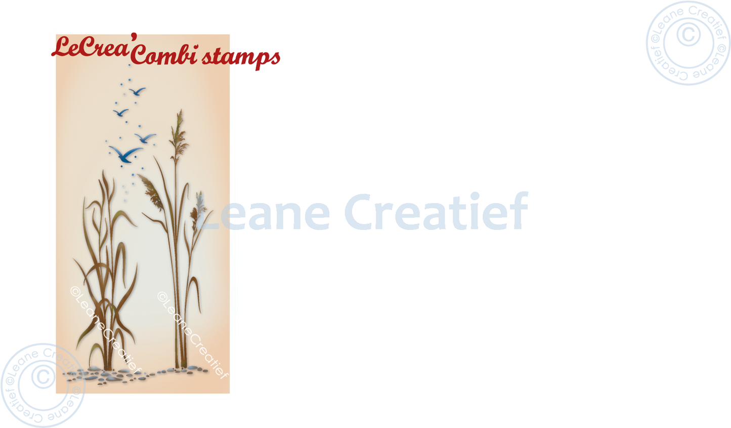 Lecreadesign Combi Clear Stamp Waterside Reed