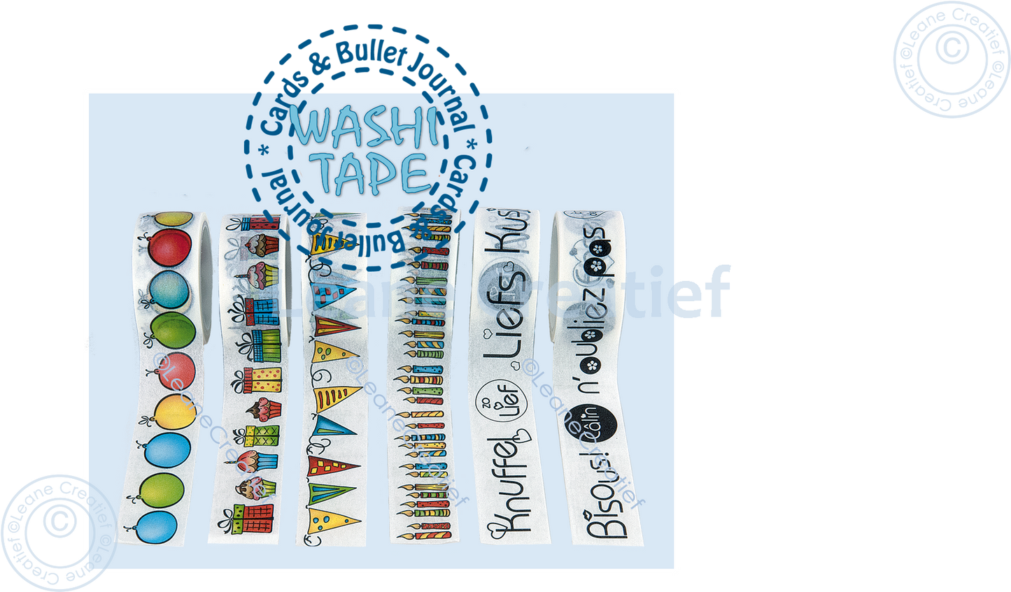 Washi Tape Candles 20mm x 5m