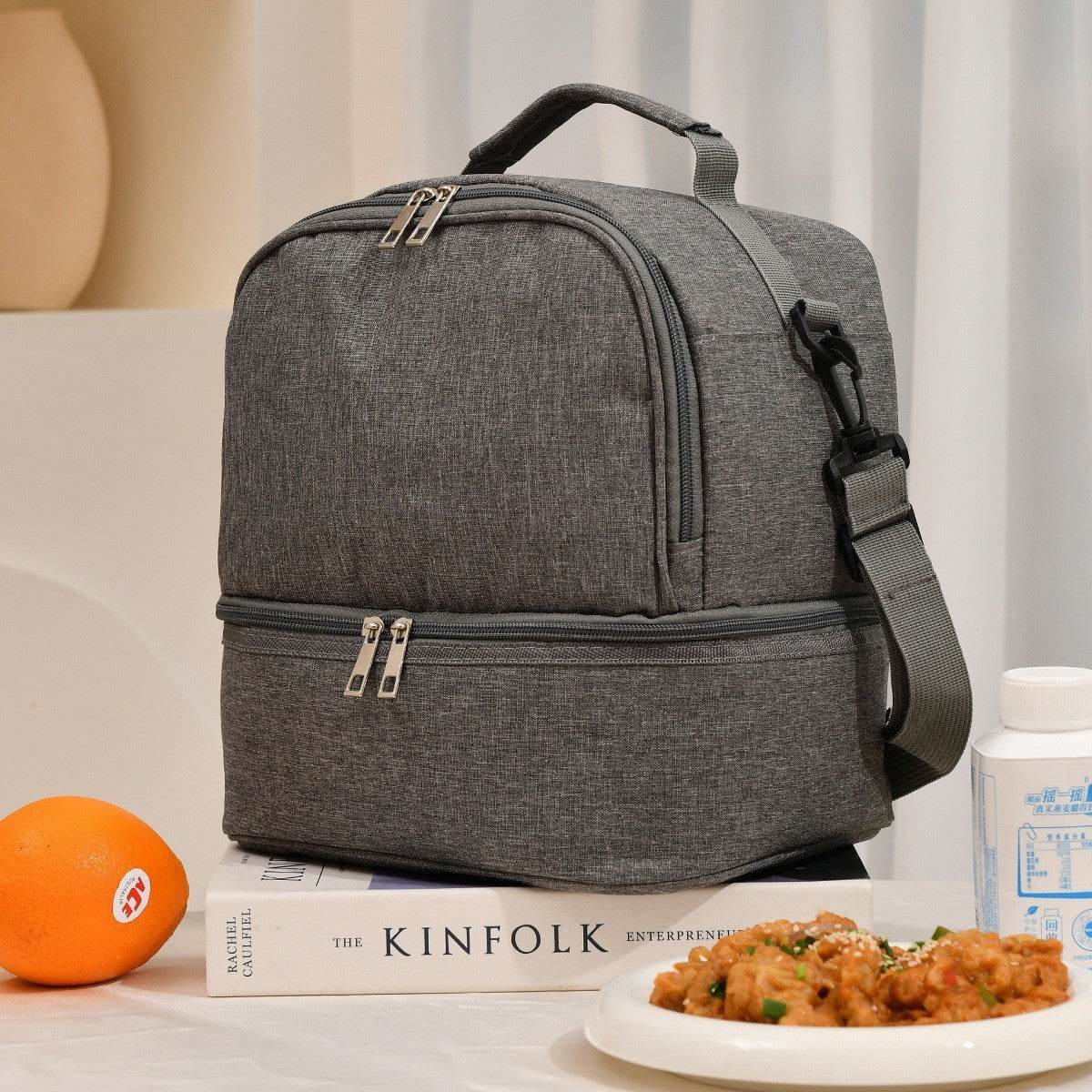 Large Capacity Thickened Insulated Lunch Bag for Work