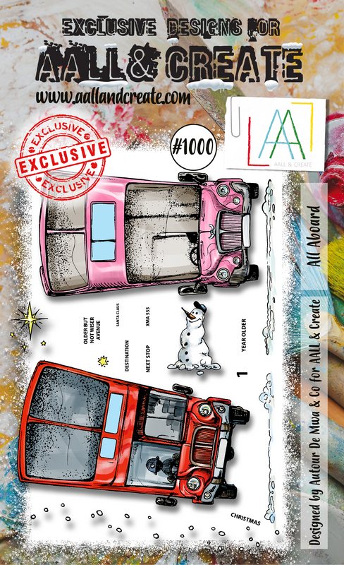AALL and Create A6 Stamp Set - #1000 - All Aboard