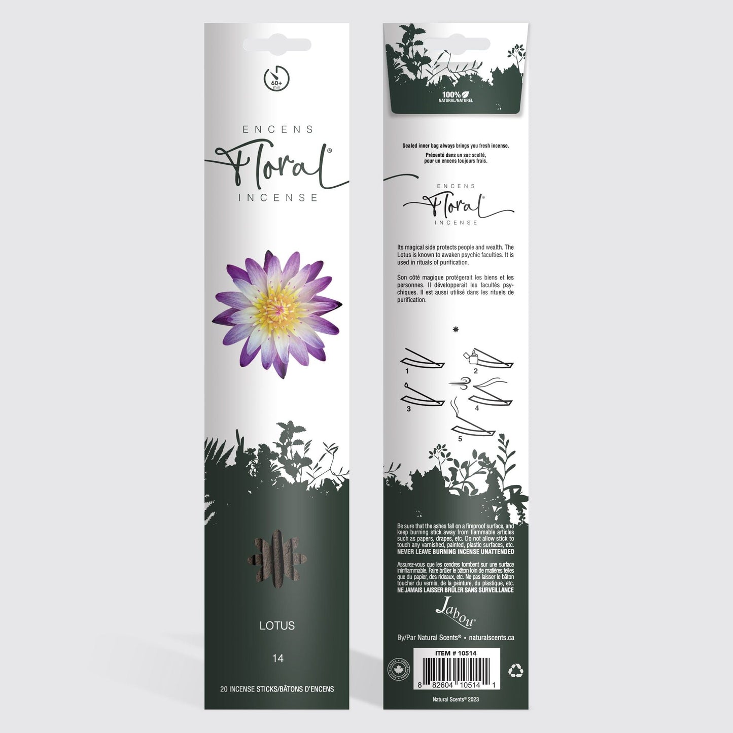 Bâtons d'encens Lotus Floral n°14