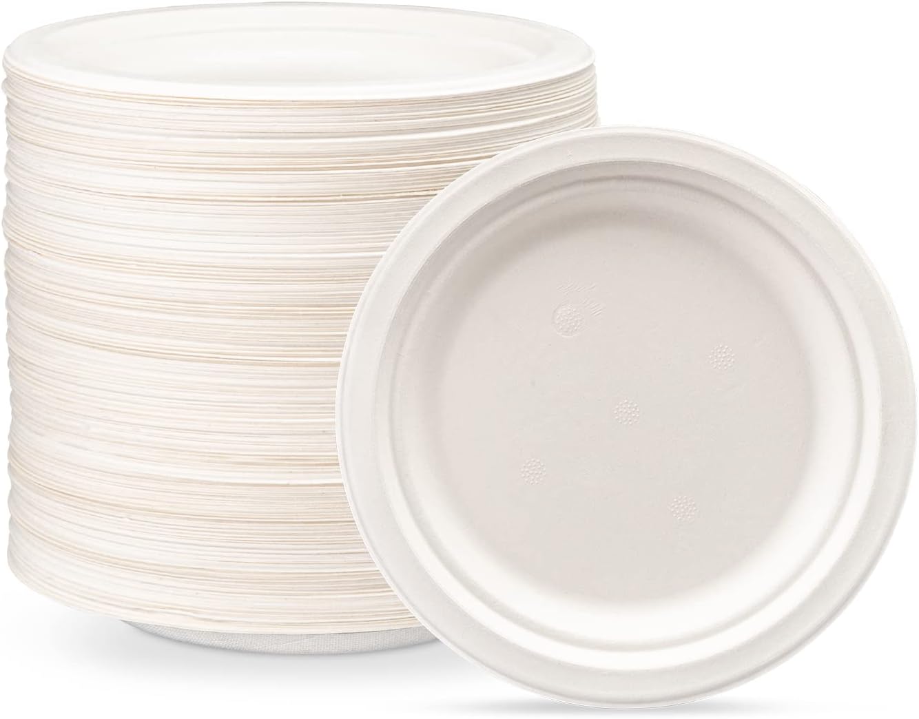 Assiette unie de 25,4 cm – Bagasse