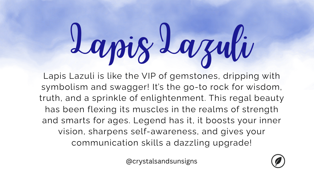 Lapis Lazuli Gemstone Bead Bracelet | The Stone of Intuition
