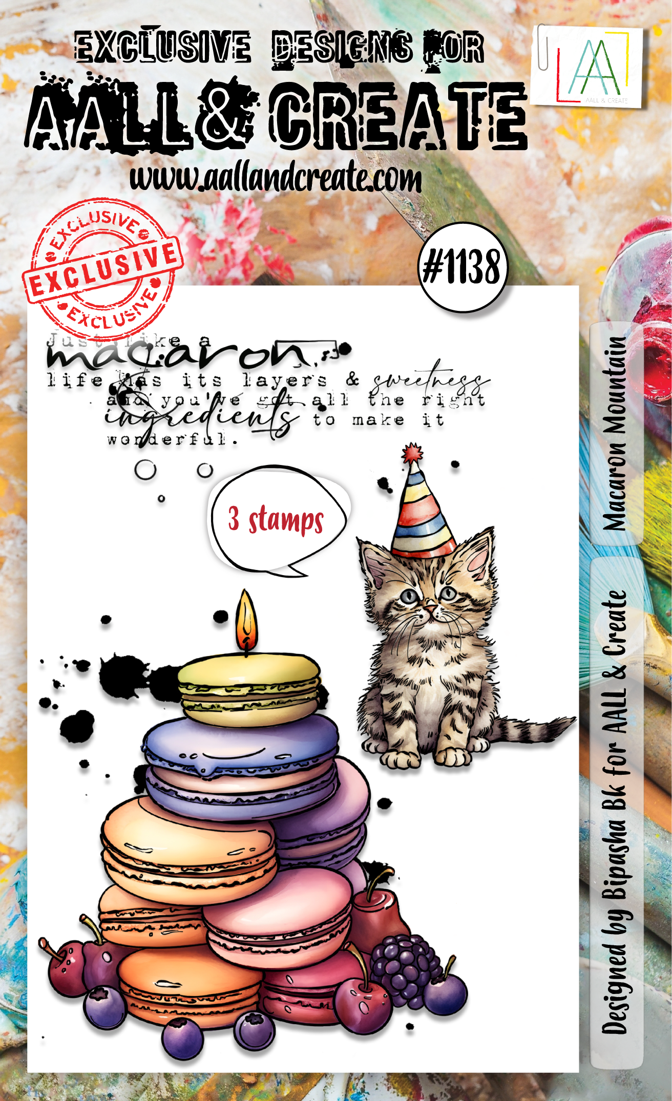 AALL and Create - A6 Stamp Set - Macaron Mountain