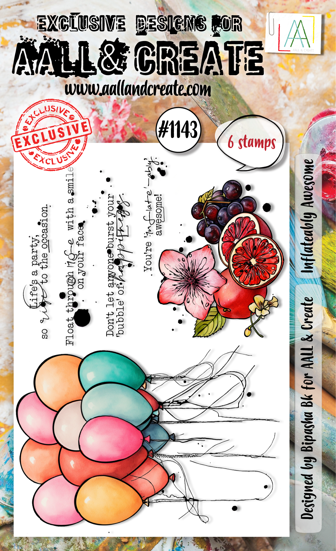 AALL and Create - Set de tampons A6 - Gonflablement génial