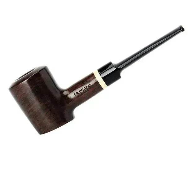 Wooden Pipe flue filter smoking set - ebony pipe