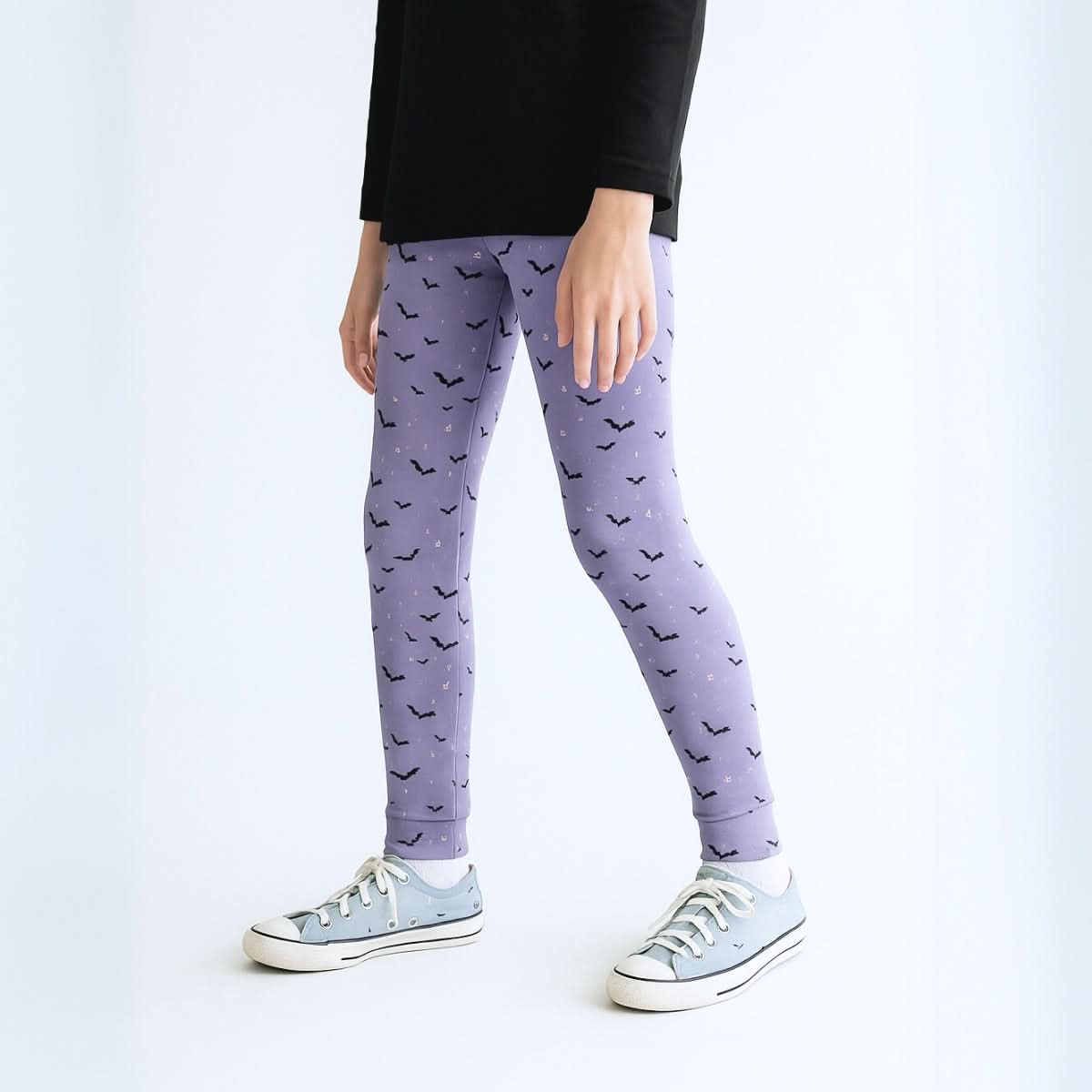 Youth Bamboo Leggings | Batty Twilight