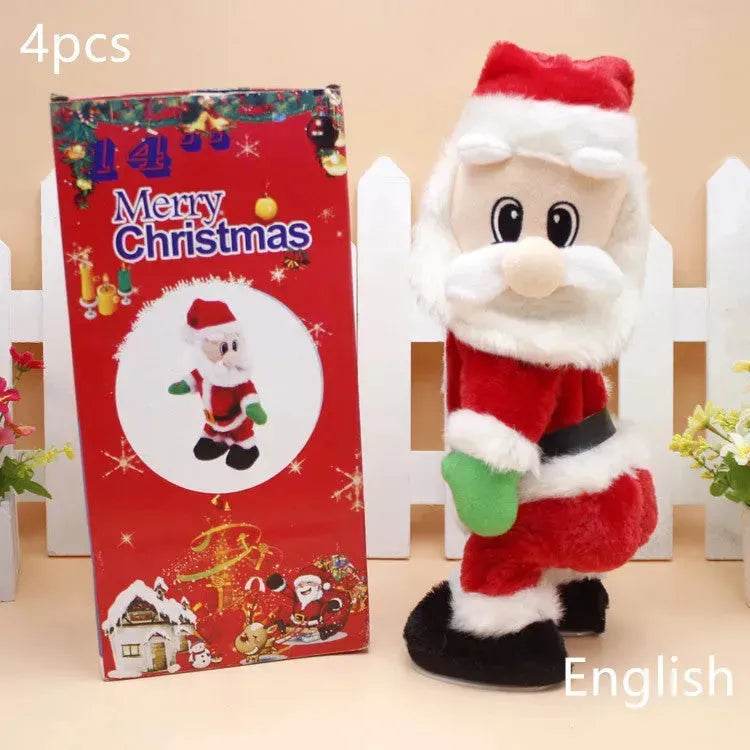 Creative Christmas Musical Hip-shaking Santa Claus Ornaments