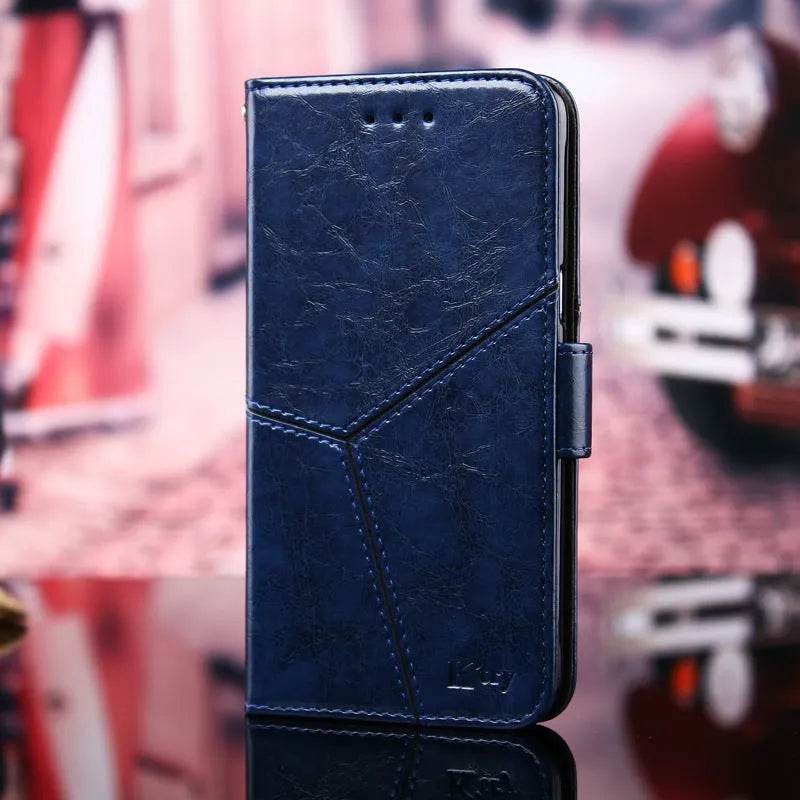 Samsung S10 creative Leather Protective phone case