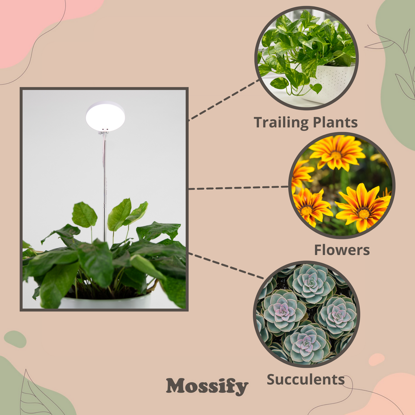 ***PRE-ORDER - 28" Adjustable LED Plant Light - Ships in 4-8 weeks