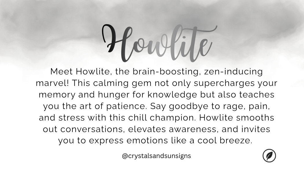 Howlite Gemstone Bead Bracelet | The Stone of Calm