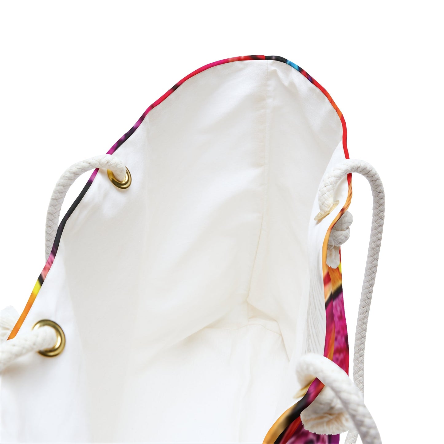 Sac de voyage coloré à motifs géométriques et éclaboussures de peinture | Fourre-tout de voyage éclatant | Grand fourre-tout