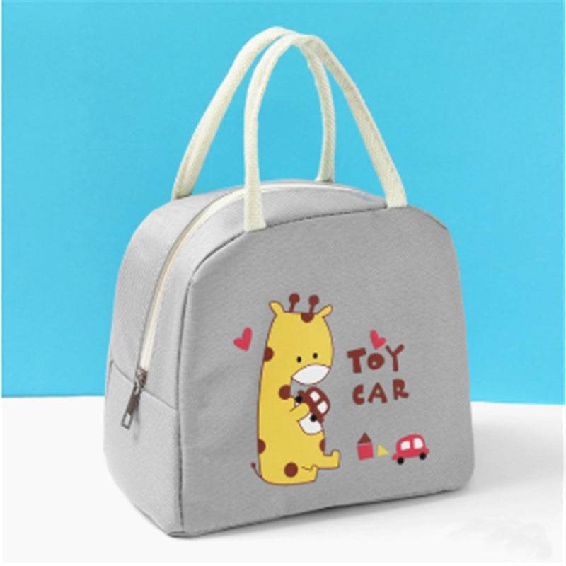 Sac à déjeuner isotherme en toile Oxford avec motif de dessin animé pour filles
