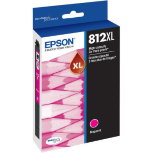 T812XL320-S Epson EPSON T812 High Capacity Magenta Ink Cartr