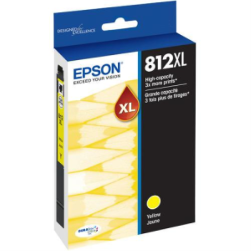 T812XL420-S Epson EPSON T812 High Capacity Yellow Ink Cartri