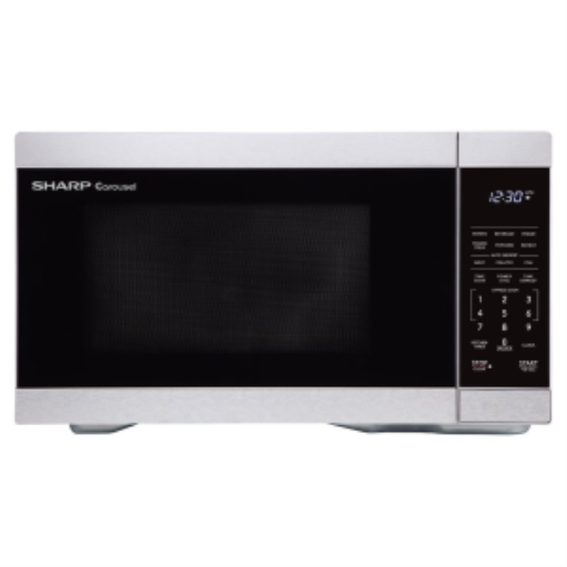 SHARP SMC1162KSC Carousel Countertop Microwave Oven – 1.1 cu. ft. 900W Stainless Steel