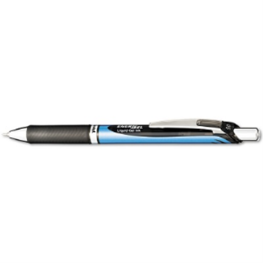EnerGel Retractable Liquid Gel Pen, (0.5mm) Needle Tip, Black Ink