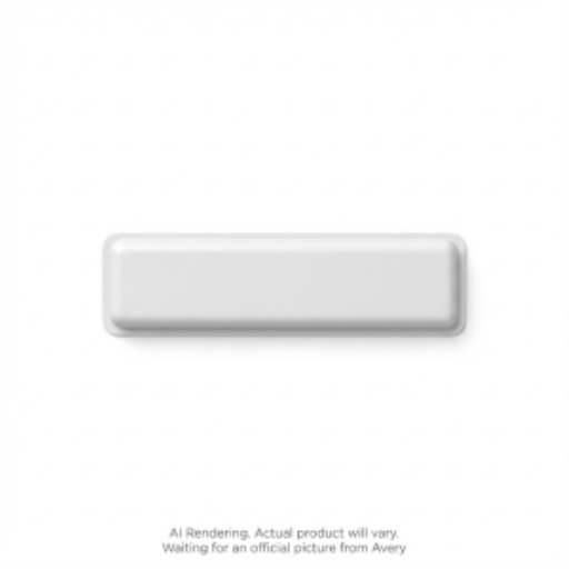 Avery Hand Apply Plain 58 Khz AM Labels, 44.6 mm x 10.15 mm, 108 labels/sheet, 5000 labels/pkg