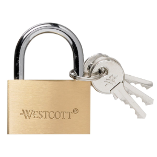 40mm/1-1/2? Brass Lock with 3 Keys /
Cadenas en laiton avec 3 clés - 40mm/1-1/2?