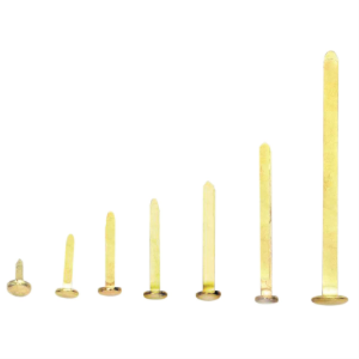 3” – 50/Box – Flat Head - Dia 12mm /
3 po – 50/boîte – tête plate - dia 12 mm