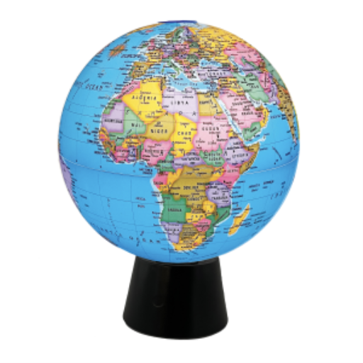 Replogle Rotating 8"/20.3Cm Diameter Blue Ocean Rotating Desk Globe (English)