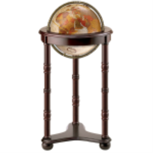 Lancaster 12"/30Cm Diameter Bronze Metallic Ocean Floor Globe (English)
