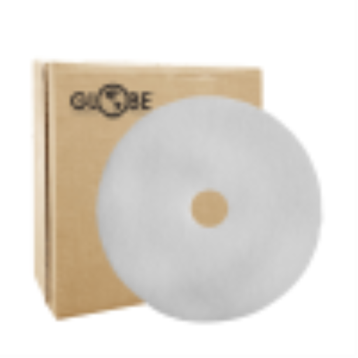 13" White Super Polish Floor Pad