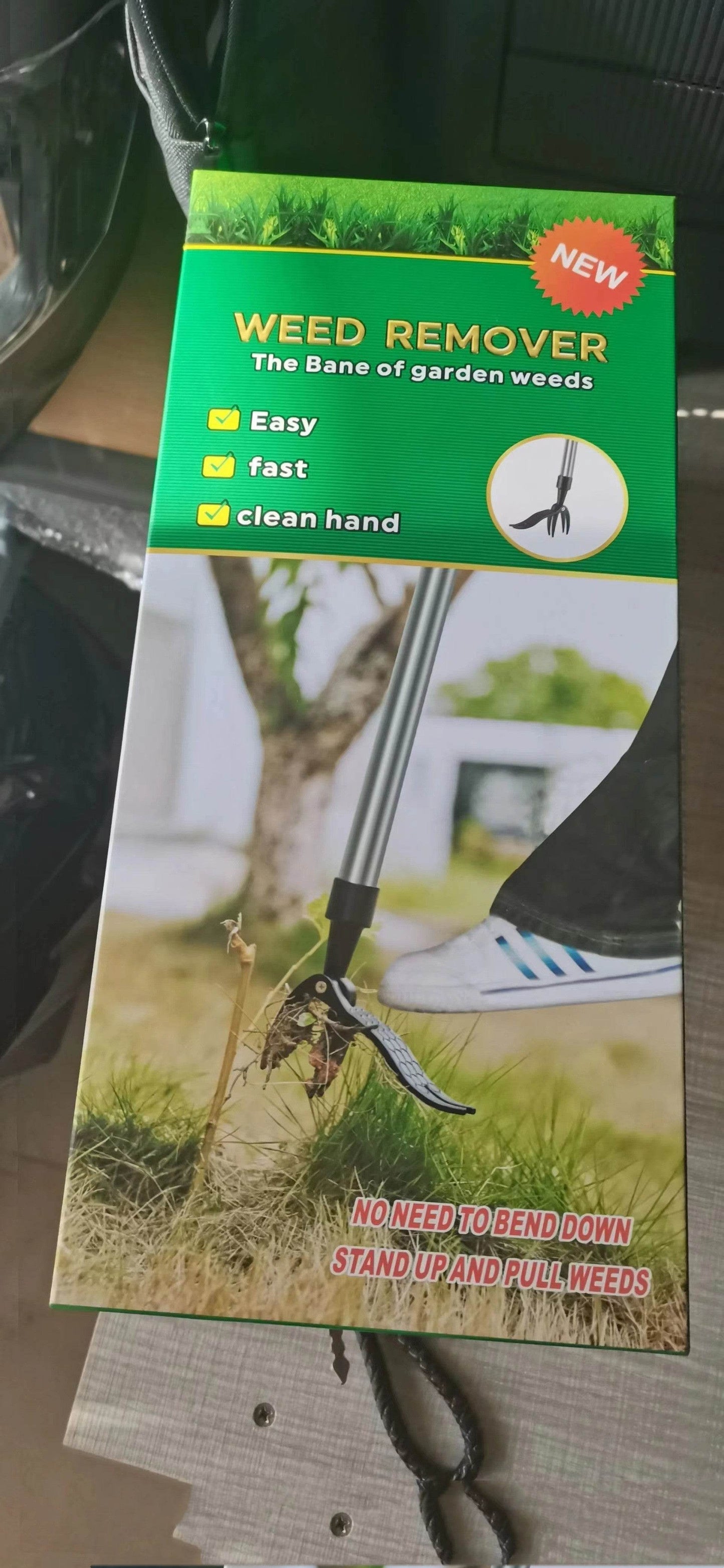 Stainless Steel Standing Weeding Uproot Gardening Tool