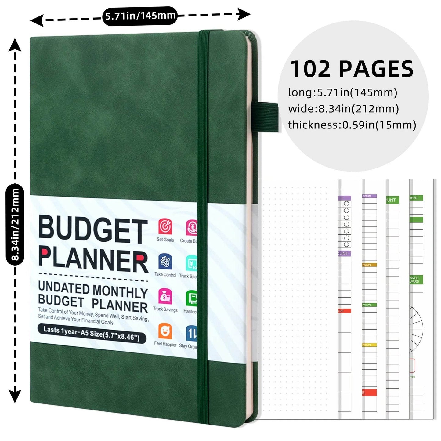 Amazon A May Plan Cash Budget Planner Week Plan English Foreign Trade Notebook