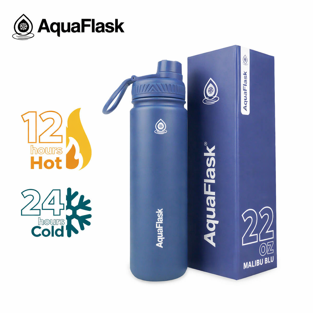 Bouteilles d'eau isothermes sous vide AquaFlask Original 650 ml (22 oz)