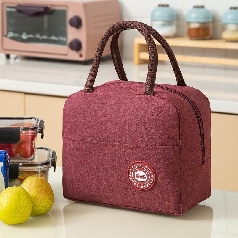 Portable Hand Carry Minimalist Fashion Insulated Work Lunch Bag for Women