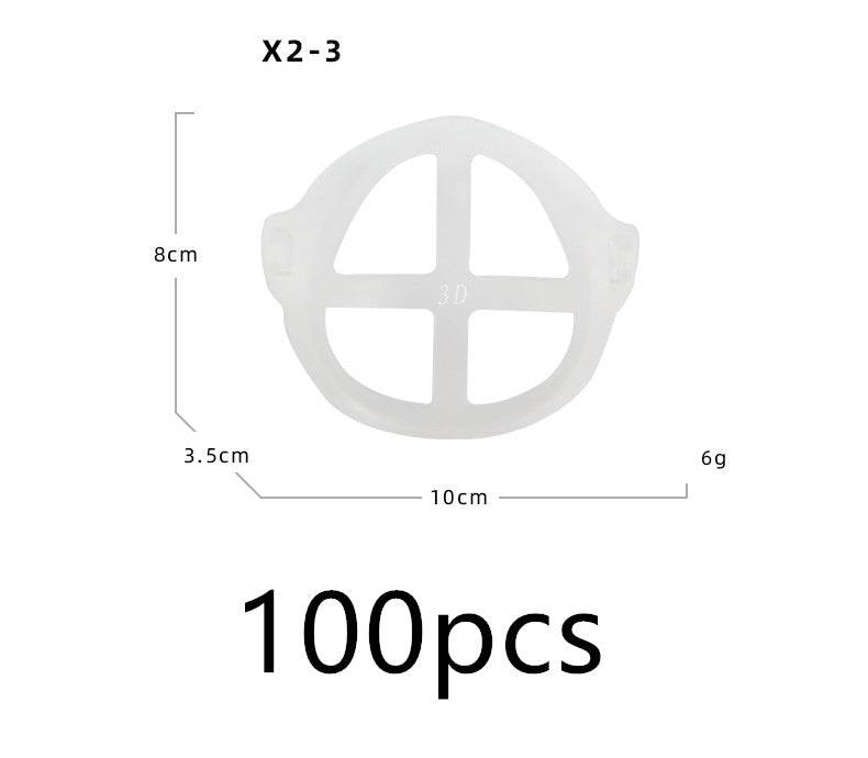 Three-dimensional disposable protective 3D mask stereo bracket