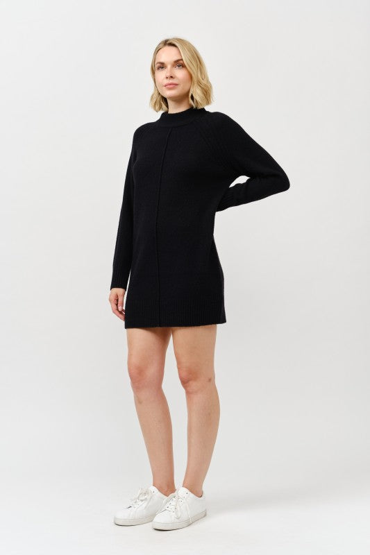 Robe pull à col montant
