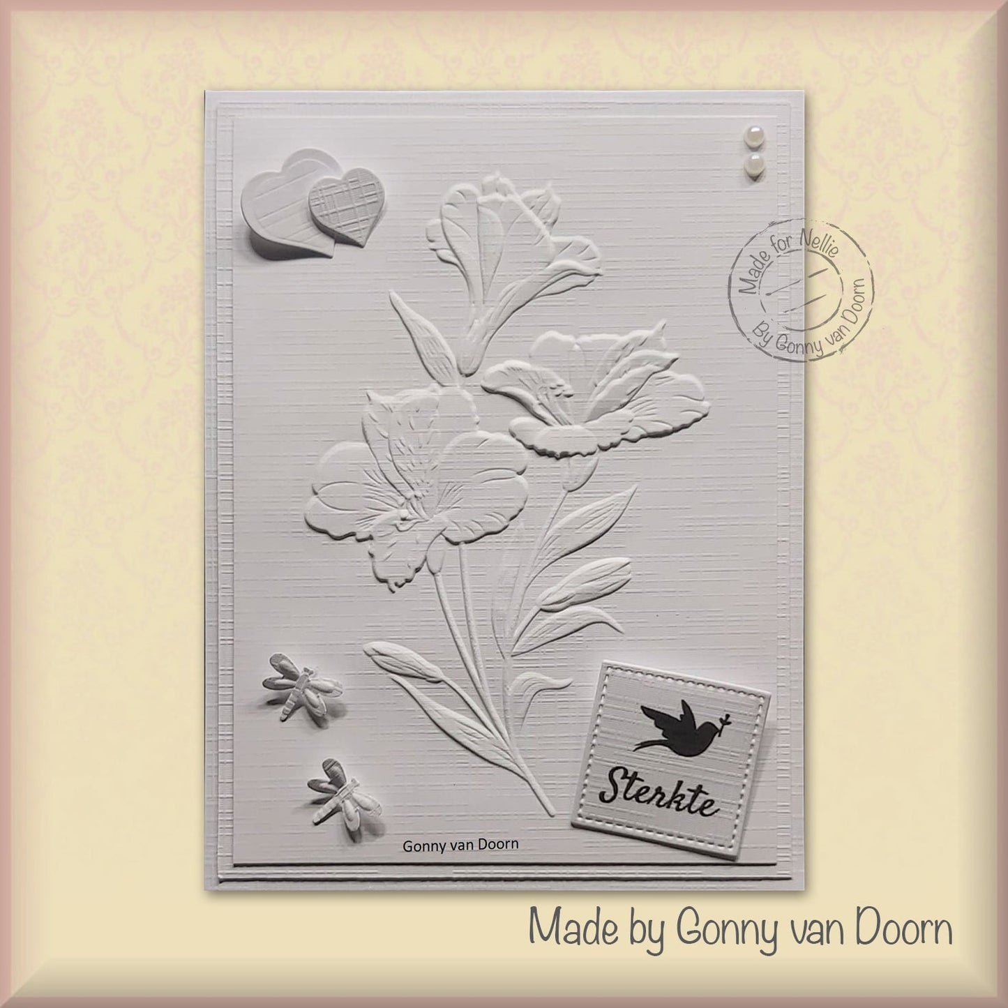 Nellie's Choice Classeur de Gaufrage 3D Rectangle - Orchidée