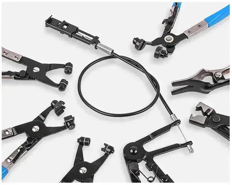 Automotive Repair Tool set 9pcs Wire Long Reach Hose Clamp Pliers Set