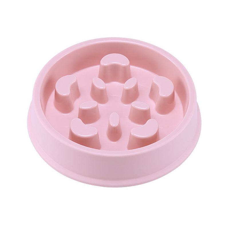 Pet Cat Dog Slow feeder Bowl Anti Choking Slow Feeding Puzzle Feeder