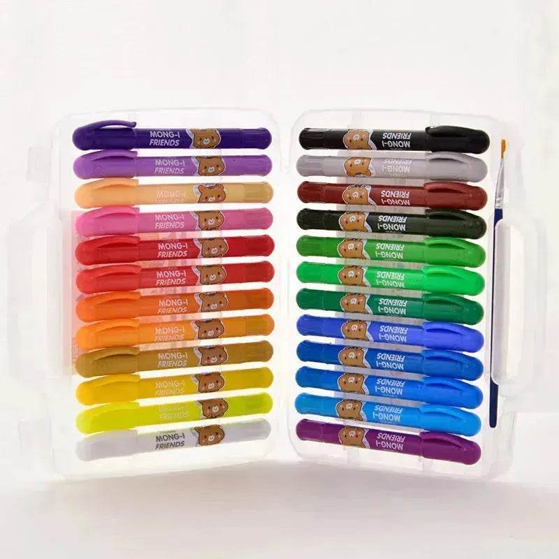 Kids Children Deli Rotating Crayon Children's Oil Pastel