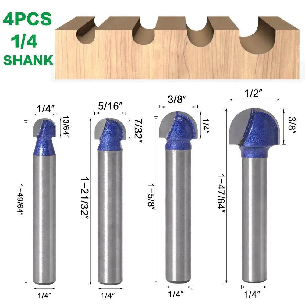 Shank Core Box Router Bit Professional round bottom cutter
