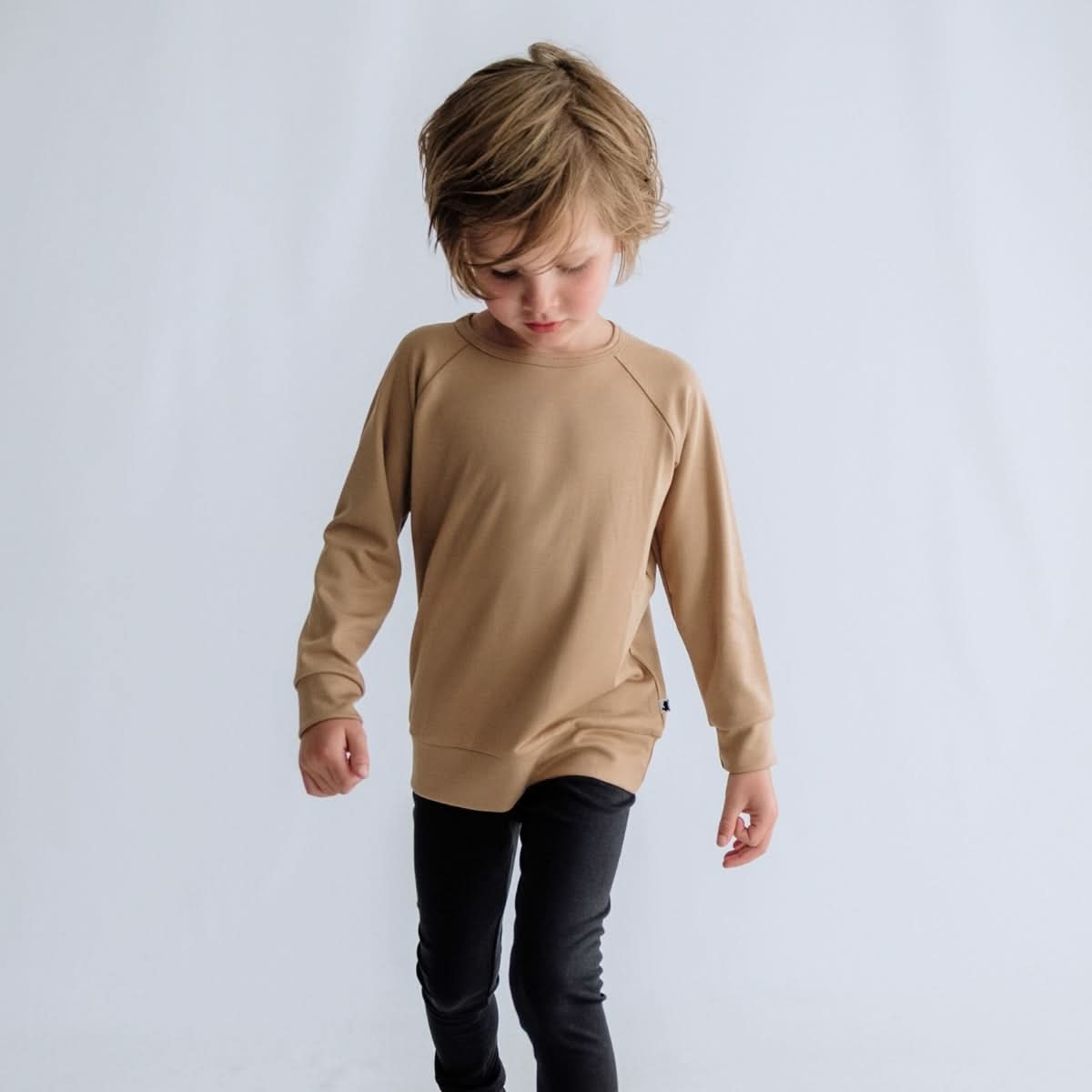 Baby/Kids' Bamboo Raglan Pullover | Doeskin