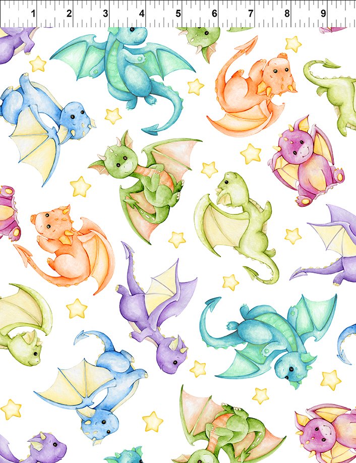 Jason Yenter - Dragon Friends - Dragons White