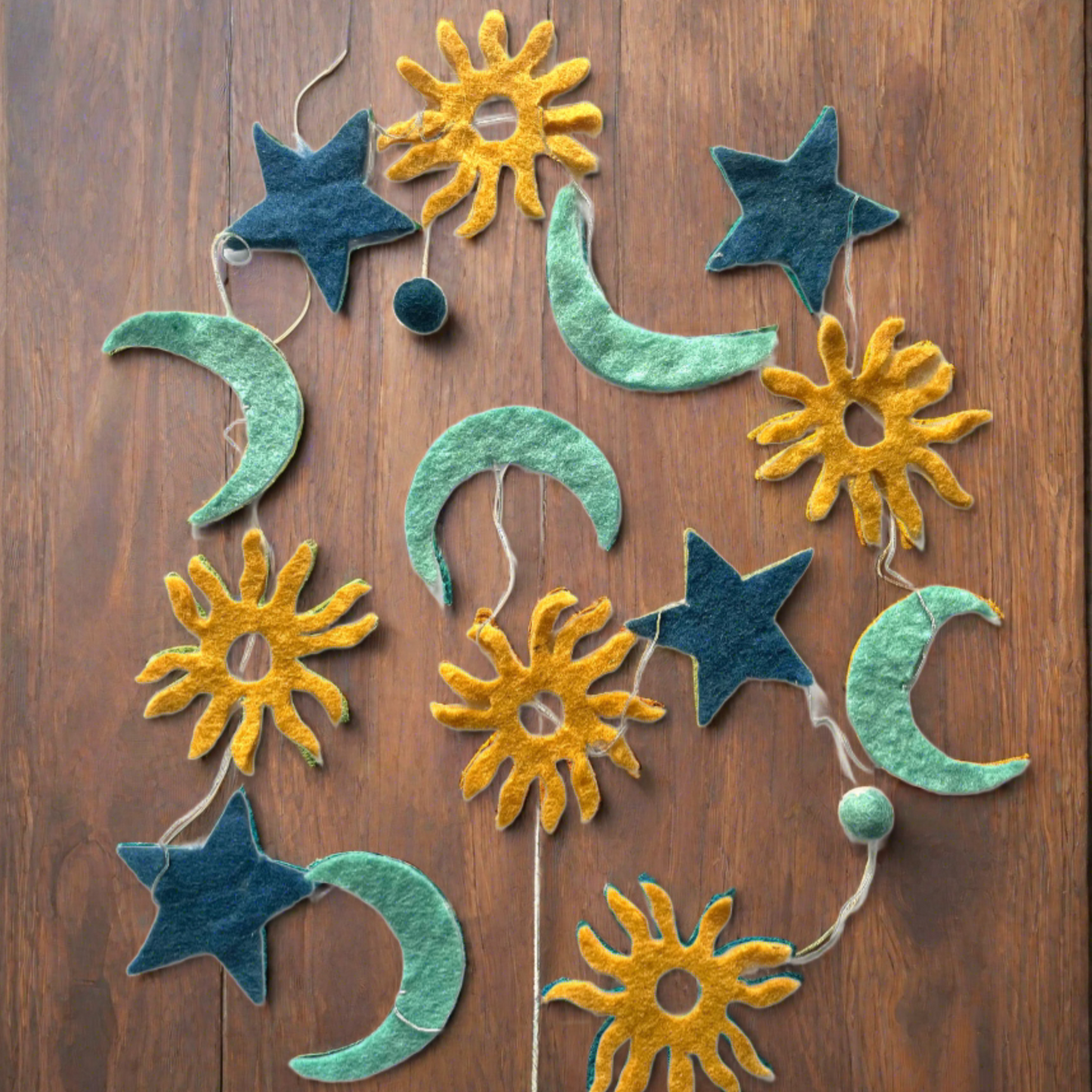 String Of Sun Moon & Stars