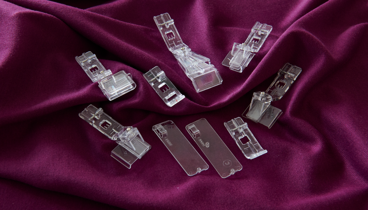 Bernette Serger 8 Pack Presser Foot Set fits b42 / b48 / b62 / b68