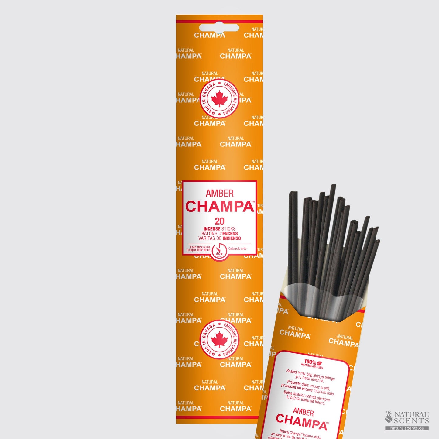 Bâtonnets d'encens Ambre Champa