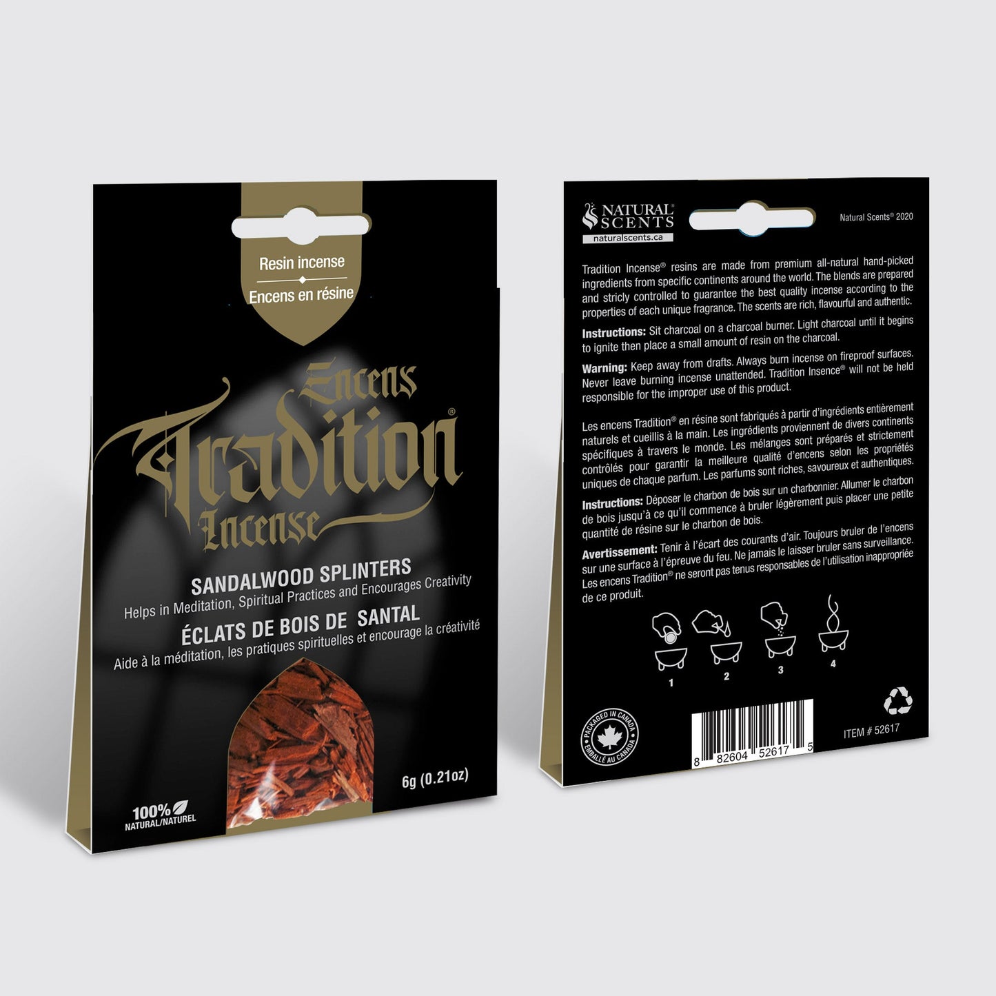 Tradition Incense Sandalwood Splinters