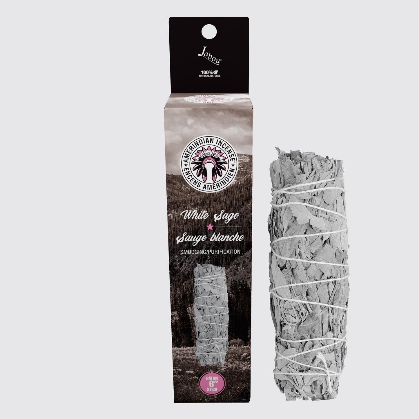 White Sage Smudge Stick 6"