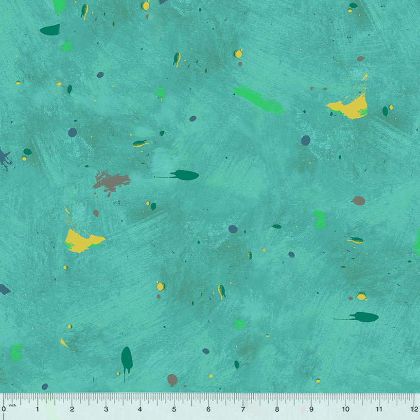 Windham Fabrics- Marble Run - Splash - Robin's Egg