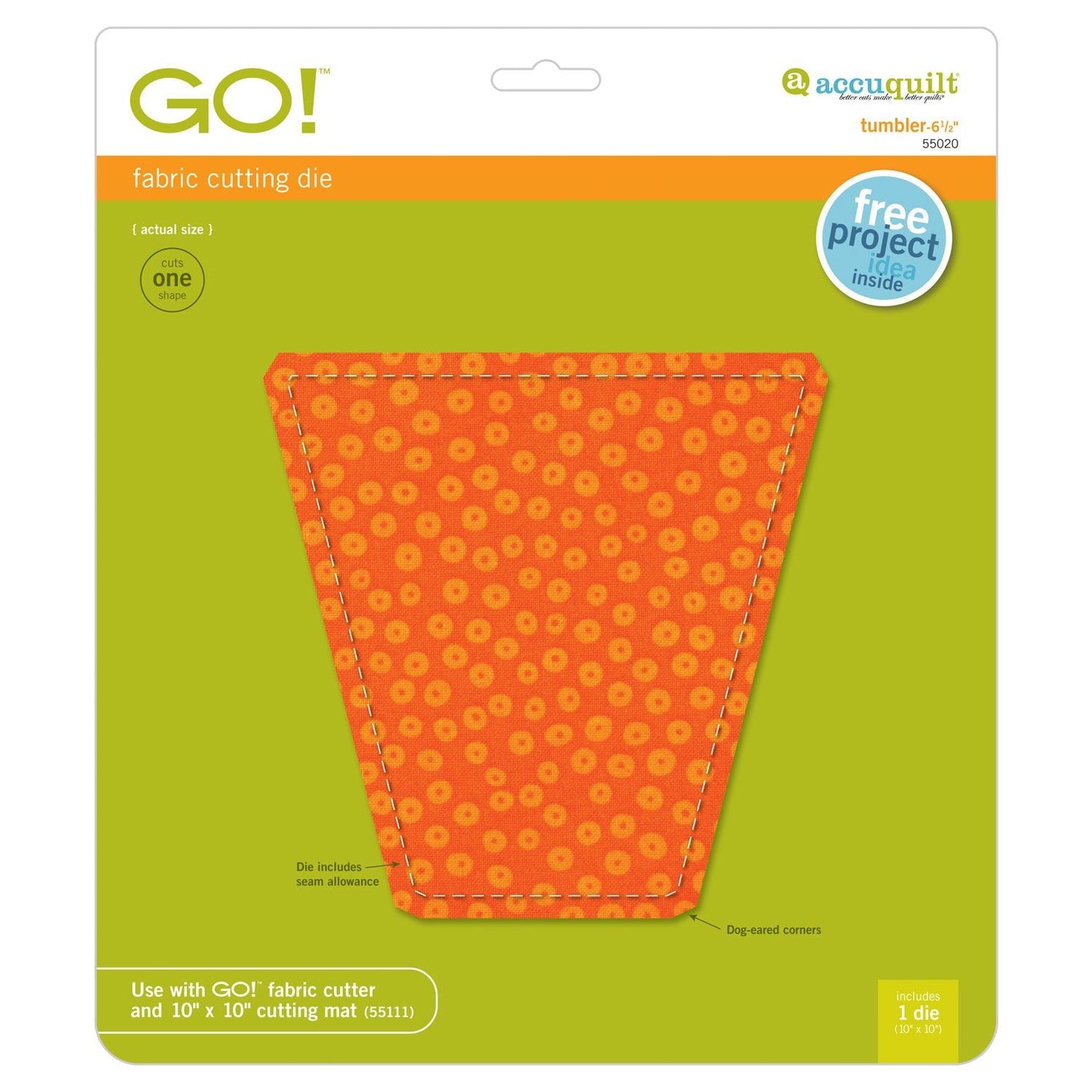 GO! Tumbler-6 1/2" (6" Finished)
