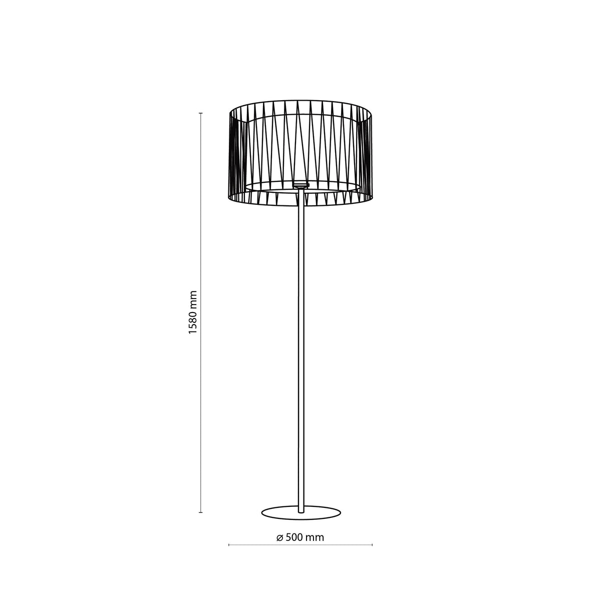 Lampadaire HARMONY NATURE (Liquidation)