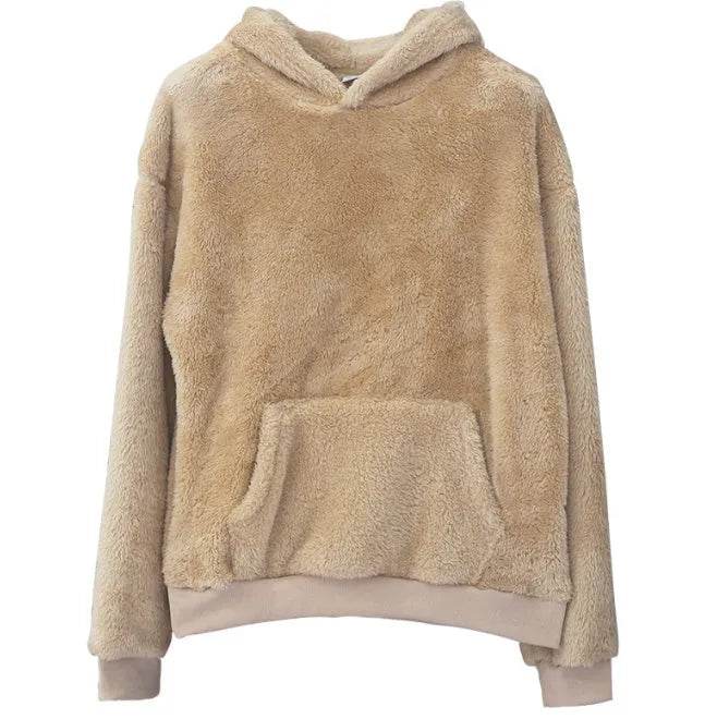Sweatshirt With Pockets – Warm Winter Loose Pullover for Men