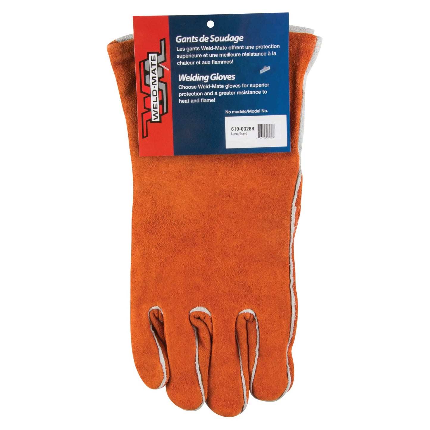 Premium Comfoflex™ Welding Gloves, Split Cowhide, Size Large